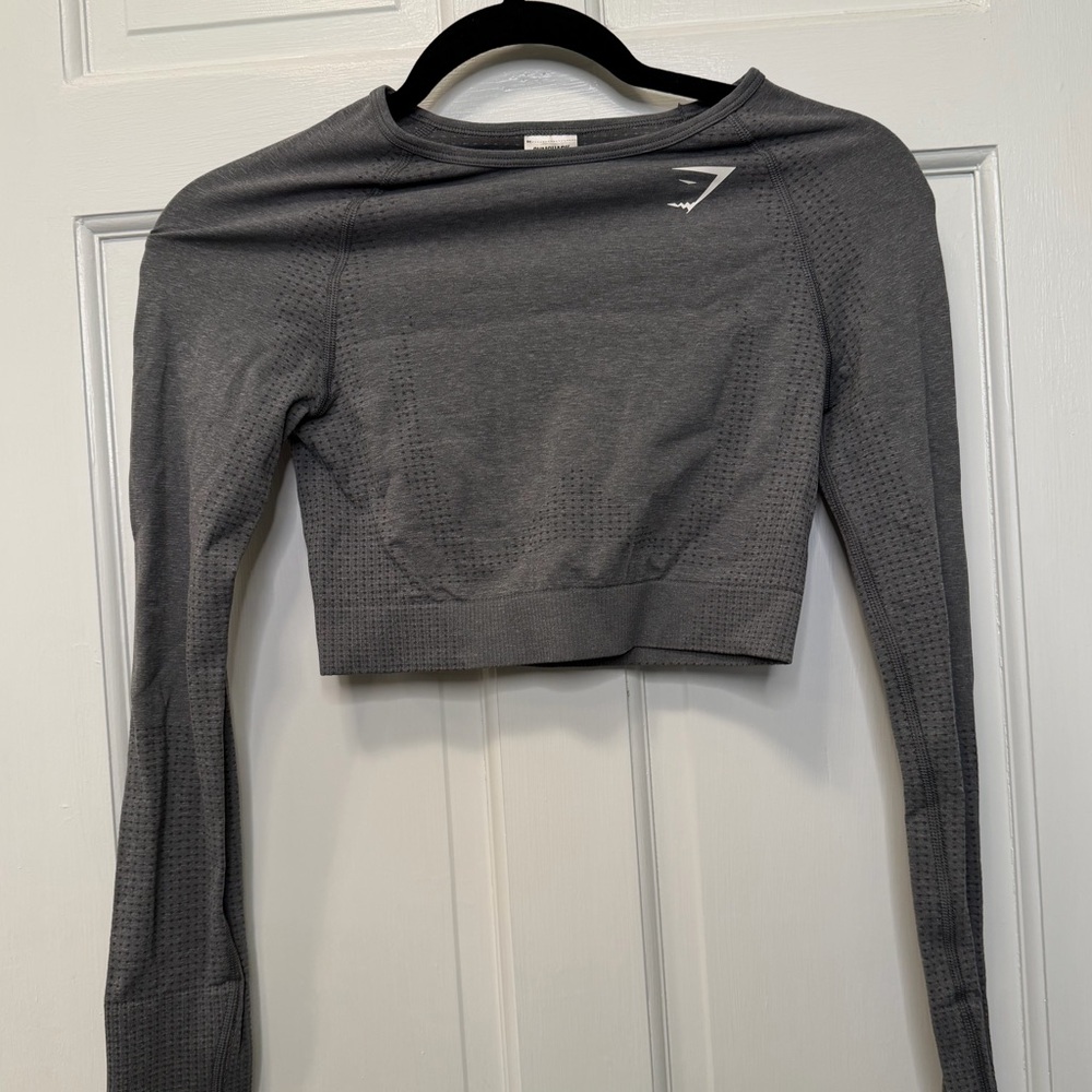 Gymshark Vital Crop‎ Top Compression Fit Size Small
